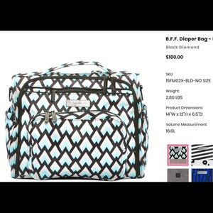 NEW - Jujube "Black Diamond" Diaper Bag/backpack
